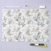 Vintage Boho Botanische Bloemige Vlinders Decoupag Tissuepapier (Craft)