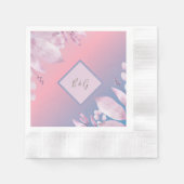 vintage boho chic groene wedding servet (Voorkant)