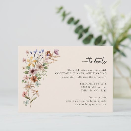 Vintage Boho Detail Behuizing kaarten (Staand voorkant)