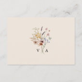 Vintage Boho Detail Behuizing kaarten (Achterkant)