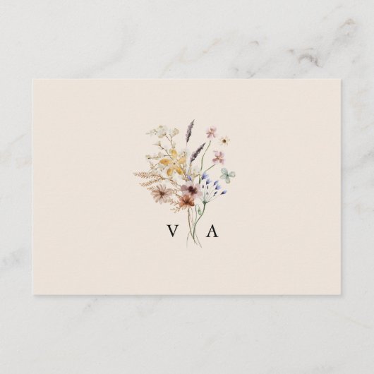 Vintage Boho Detail Behuizing kaarten (Achterkant)