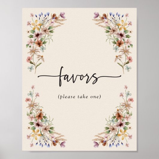 Vintage Boho Favor Poster (Voorkant)