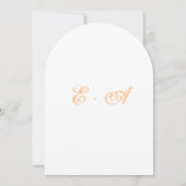 Vintage Boho Forest Foxes Wedding Invitation Kaart (Achterkant)