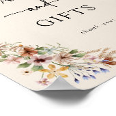 Vintage Boho Kaarten en Cadeaus Bord Poster (Hoek)