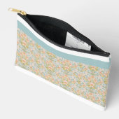 Vintage Boho Pastel Wilde Bloem Groot Bureaumat Etui (Open)