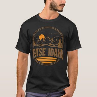 Vintage Boise Idaho Berg Wandelen Souvenir T-shirt