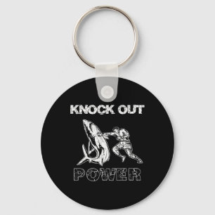 Vintage boksersman knock-outkracht, beste kickboks sleutelhanger