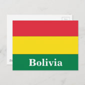 Vintage Bolivia Reistoerisme Briefkaart (Voorkant / Achterkant)