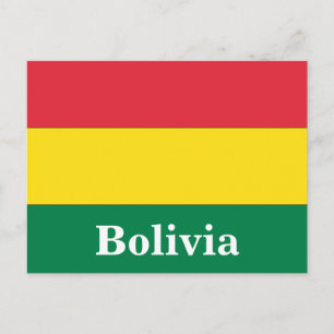 Vintage Bolivia Reistoerisme Briefkaart