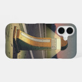 Vintage Bollard Light iPhone 16 Hoesje (Achterkant horizontaal)