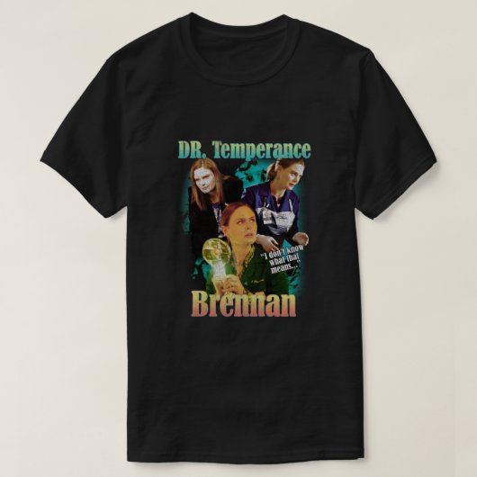 VINTAGE - Bones Dr Temperance Brennan T-shirt (Design voorkant)