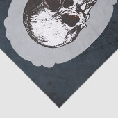 Vintage Boo Skull Halloween Tissuepapier (Detail)