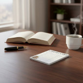 Vintage Books Library Card  Notitieblok