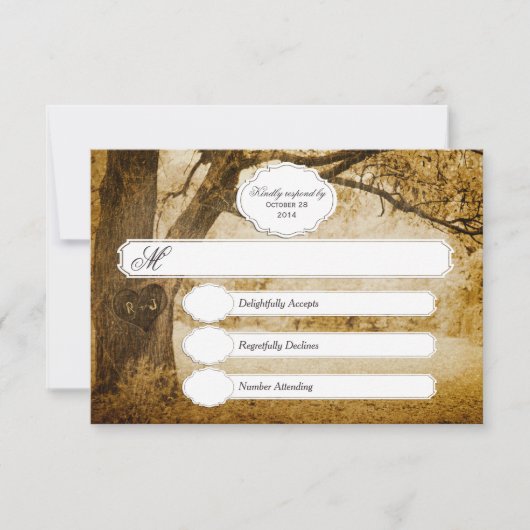 Vintage Boom RSVP 1.0 Kaartje (Voorkant)