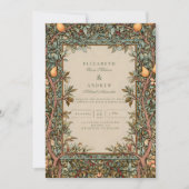 Vintage Boomgaard Botanische Bruiloft Kaart (Voorkant)