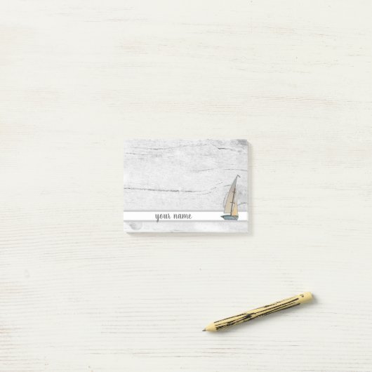 Vintage boot post-it® notes (Op bureau)