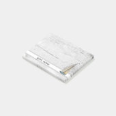 Vintage boot post-it® notes (Schuin)