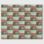 Vintage Bord Collectie Cadeaupapier (Vlak)