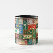 vintage bord collectie mok (Midden)