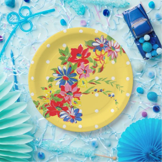 Vintage Bord Floral Paper (Feest)