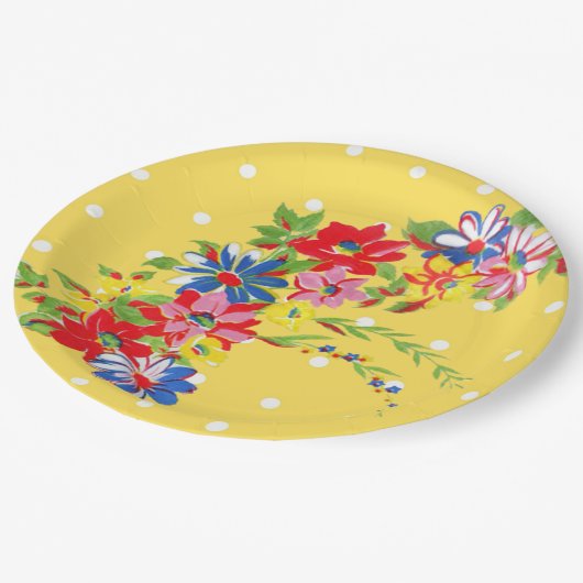 Vintage Bord Floral Paper (Gekanteld)