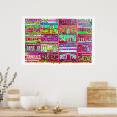 vintage borden poster (Keuken)