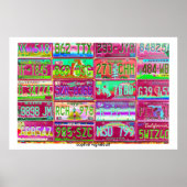 vintage borden poster (Voorkant)