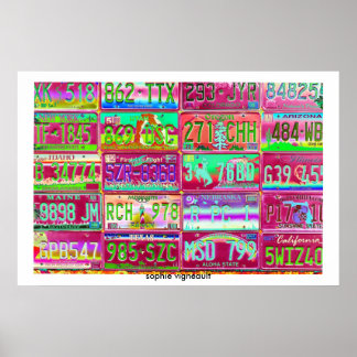 vintage borden poster