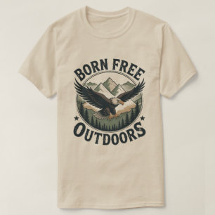 Vintage Born Free Outdoors Eagle Mountain T-shirt