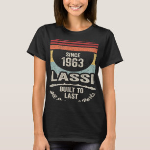 Vintage Born In 1963 59th Birthday 59 Years Old T-shirt