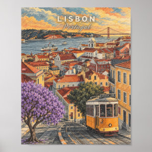 Vintage bos decoratieve print