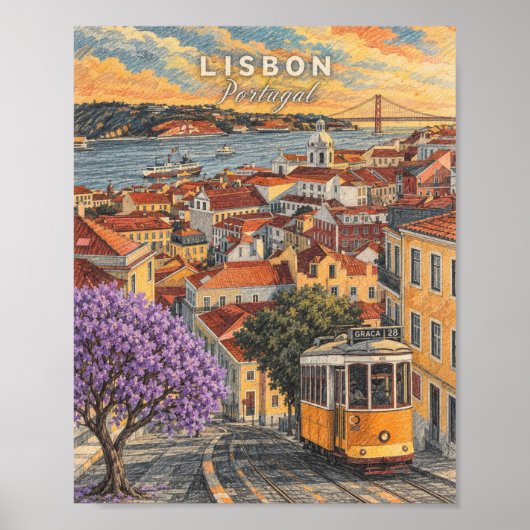 Vintage bos decoratieve print (Voorkant)