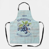 Vintage Bosbes – Botanisch Fruit  Schort (Voorkant)