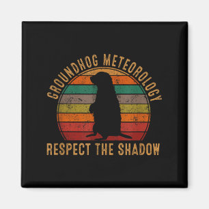 Vintage Bosmurmurer Silhouette Cadeau Grond Magneet
