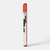 Vintage Boston Pine Aardbei Illustratie iPhone 15 Case (Linkerkant)