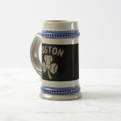 Vintage Boston St. Patrick's Day Ierse klaver Bierpul (Voorkant links)