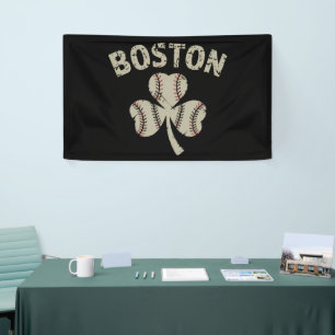Vintage Boston St. Patrick's Day Ierse klaver Spandoek