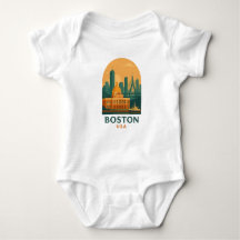 Vintage Boston USA Travel – Retro City Art