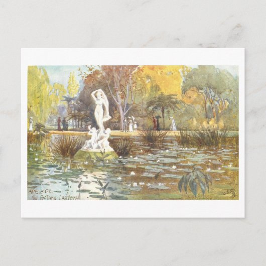 Vintage Botanic Gardens, Adelaide, Australia Briefkaart (Voorkant)