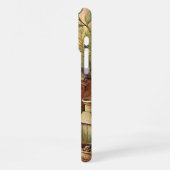 Vintage Botanical Apothecary Bottles iPhone Hoesje (Linkerkant)