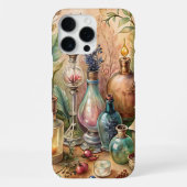 Vintage Botanical Apothecary Bottles iPhone Hoesje (Achterkant)