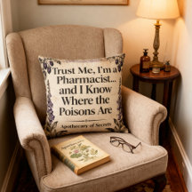 Vintage Botanical Apothecary Pharmacist Quote 