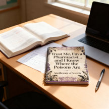 Vintage Botanical Apothecary Pharmacist Quote 
