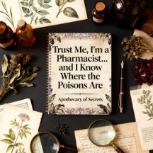 Vintage Botanical Apothecary Pharmacist Quote 