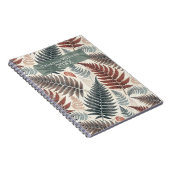 Vintage Botanical Fern Monogram Notitieboek (Rechterzijde)