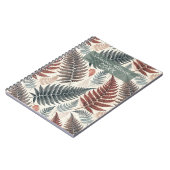 Vintage Botanical Fern Monogram Notitieboek (Linkerzijde)