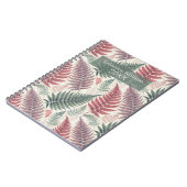 Vintage Botanical Fern Monogram Notitieboek (Linkerzijde)