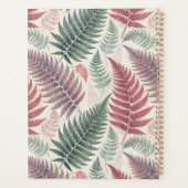 Vintage Botanical Fern Monogram Planner (Achterkant)