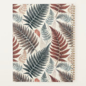 Vintage Botanical Fern Monogram Planner (Achterkant)