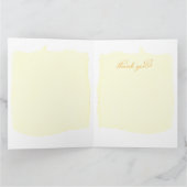 Vintage Botanical Fleurs Poster Postcard Bedankkaart (Binnen)